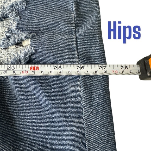 NEW Lane Bryant Signature Fit Mid Rise Boyfriend distressed crop jeans Womens 22 - Picture 8 of 11